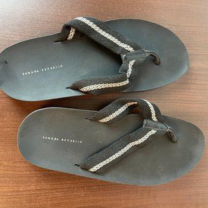 Mens Banana Repubic flip flops (Made in Brazil)